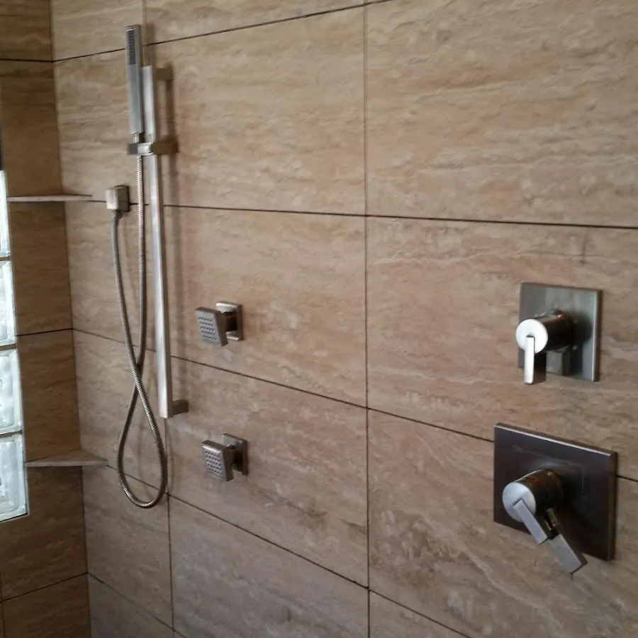 Shower fixture installation for Water Heater Installation in Scriba